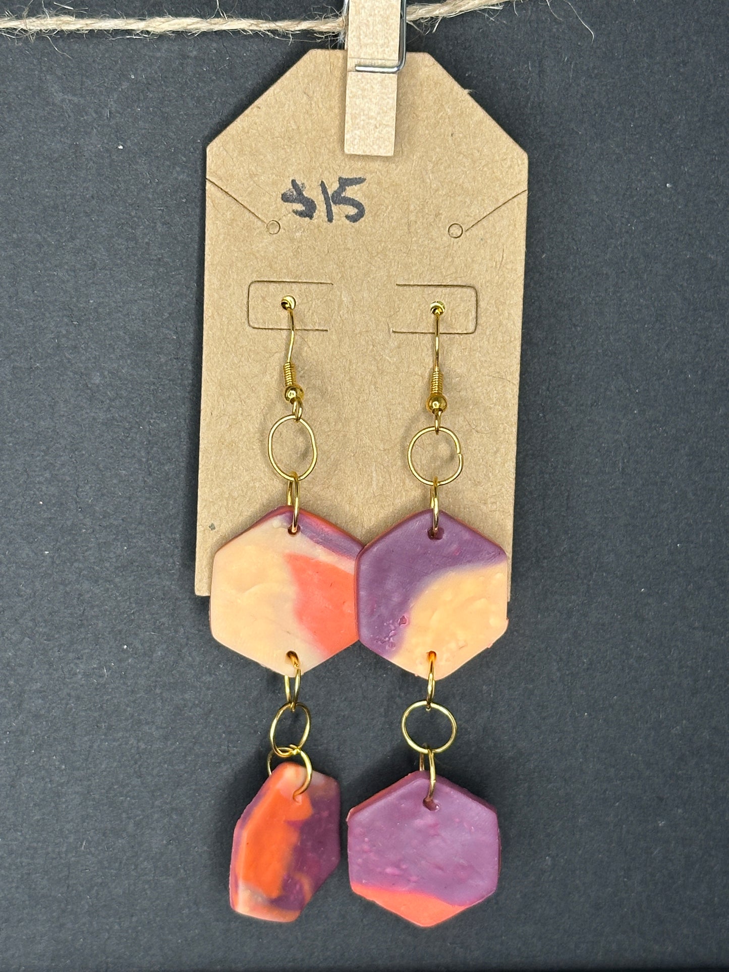polymer clay earrings