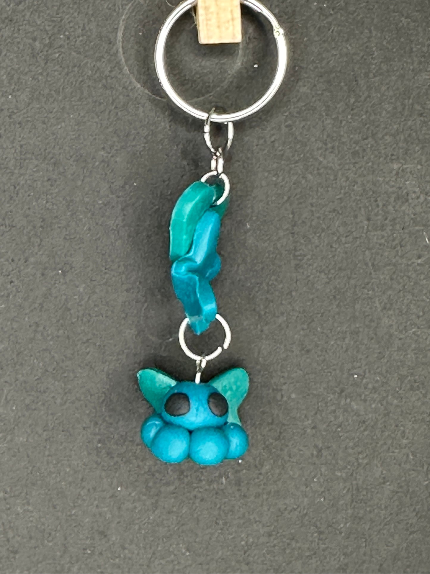 polymer clay fairy "mock"topus keychain